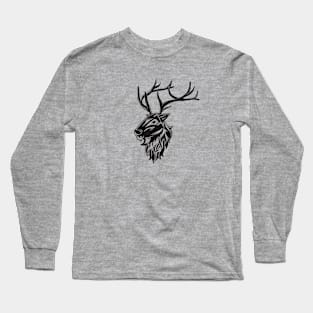 Elk Deer Hunter Long Sleeve T-Shirt